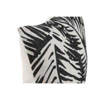 Vankúšik Home ESPRIT Biela Čierna vytlačený 45 x 15 x 45 cm