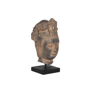 Dekoratívne postava Home ESPRIT Gaštanová Čierna Buddha Orientálny 15 x 18 x 38 cm
