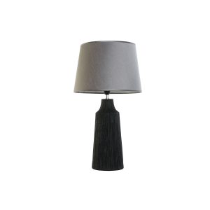 Stolná lampa Home ESPRIT Čierna Sivá Živica 50 W 220 V 40 x 40 x 70 cm (2 kusov)