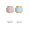 Stolná lampa DKD Home Decor Kov zelená Svetlo ružová 220 V 50 W 26 x 26 x 55 cm (2 kusov)