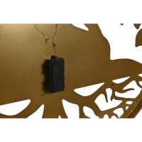 Dekorácia na stenu Home ESPRIT Čierna Zlatá Buddha Orientálny 100 x 1 x 100 cm (2 kusov)