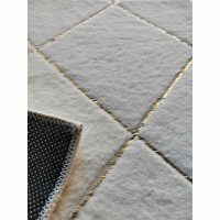 Koberec DKD Home Decor Biela Kosoštvorce Moderný (60 x 240 x 2,2 cm)