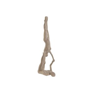 Dekoratívne postava Home ESPRIT Béžová Yoga 29,5 x 8 x 28 cm