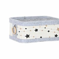 Súprava košíkov DKD Home Decor Hviezdy Bambus 36 x 36 x 50 cm (4 pcs)