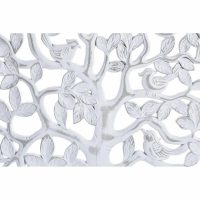 Dekorácia na stenu DKD Home Decor Strom MDF Biela (80 x 2 x 80 cm)