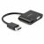 Adaptér Display Port na HDMI/VGA Startech DP2VGAHD20 4K Ultra HD Čierna