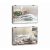 Pokrývky DKD Home Decor Home Účtovník Drevo MDF 2 kusov 46,5 x 6 x 31,5 cm