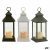 LED lampáš Biela Čierna Sklo Plastické 13,5 x 34,5 x 13,5 cm (12 kusov)