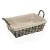 Košík na chlieb Versa Biela Bambus 19 x 9 x 27 cm