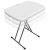 Piknikový stôl Lifetime Biela Oceľ HDPE 66 x 71 x 46 cm