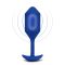 Análny Kolík Snug XL B-Vibe Vibrating Modrá