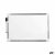 Magnetická tabuľa s fixkou Biela Aluminium 20 x 30 cm (12 kusov)