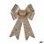 Závesná ozdoba Bronz PVC Laso 16 x 24 x 4 cm (12 kusov)