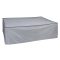 Ochranné puzdro DKD Home Decor Stôl Čierna Aluminium Tmavo-sivá (200 x 130 x 60 cm)