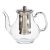Čajová kanvica Classic Veľký Sklo Transparentná Oceľ (1100 ml)