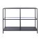 Console DKD Home Decor Čierna Kov Sklo 100 x 35 x 80 cm