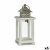 Lampa Biela Striebristý Drevo Kov 13 x 29 x 13 cm (6 kusov)