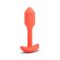 Análna zástrčka B-Vibe Vibrating Snug Oranžová