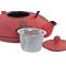 Čajová kanvica DKD Home Decor Červená 800 ml