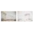 Pokrývky DKD Home Decor Účtovník Kvety Drevo MDF 2 kusov 46,5 x 6 x 31,5 cm