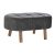 Stolička DKD Home Decor Sivá Prírodná Tmavo-sivá Drevo 80 x 46 x 38 cm