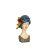 Busta Romimex Viacfarebná Živica Lady 19 x 35 x 16 cm