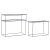 Konzola DKD Home Decor Čierna Modrá Kov Moderný (70 x 27 x 45 cm) (2 kusov)