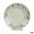 Hlboký Tanier Biela zelená Ø 20,6 cm Listy Porcelán (10 kusov)