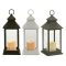 LED lampáš Biela Čierna Sklo Plastické 13,5 x 34,5 x 13,5 cm (12 kusov)
