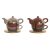 Čajová kanvica Home ESPRIT Biela Béžová Terakota Svetlo ružová Dolomite 750 ml (2 kusov)