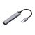 USB rozbočovač Aisens A106-0540 Sivá (1 kusov)