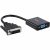Adaptér DVI-D na VGA Startech DVI2VGAE 0,19 m Čierna