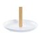 Zrkadlo DKD Home Decor Biela Prírodná Bambus Aluminium polystyrén 17 x 17 x 31 cm
