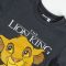 Detská mikina bez kapucne The Lion King Tmavo-sivá
