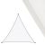 Plachty na tieň Plachtová strecha 3 x 3 m Biela Polyetylén 300 x 300 x 0,5 cm