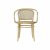Záhradná stolička DKD Home Decor 58 x 58 x 79,5 cm Prírodná Ratan