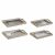 Tácňa DKD Home Decor 40,5 x 30 x 6,5 cm Viacfarebná Drevo MDF (2 kusov)