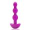 Fuchsiové vibračné análne guličky Triplet B-Vibe 92740 Ružová