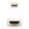 Adaptér Mini DisplayPort na HDMI NANOCABLE 10.15.4002 Biela 2 m