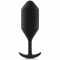 Čierny análny kolík Snug Plug 4 B-Vibe 96779 Čierna