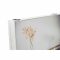 Pokrývky DKD Home Decor Účtovník Kvety Drevo MDF 2 kusov 46,5 x 6 x 31,5 cm